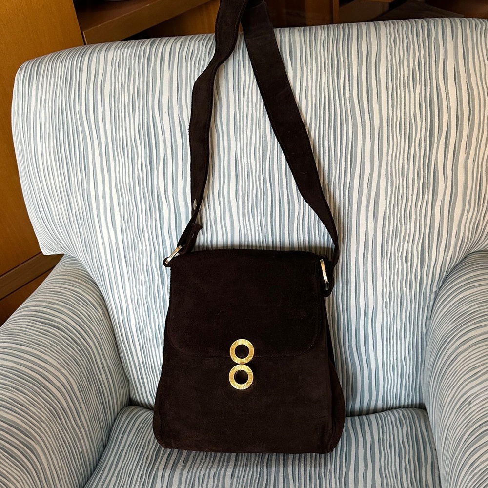 Elegant Vintage Bernele Brown Shoulder Bag